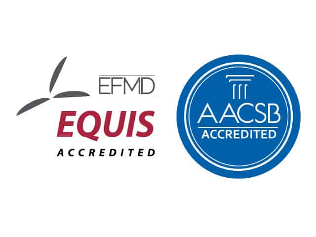 EQUIS and AACSB logos